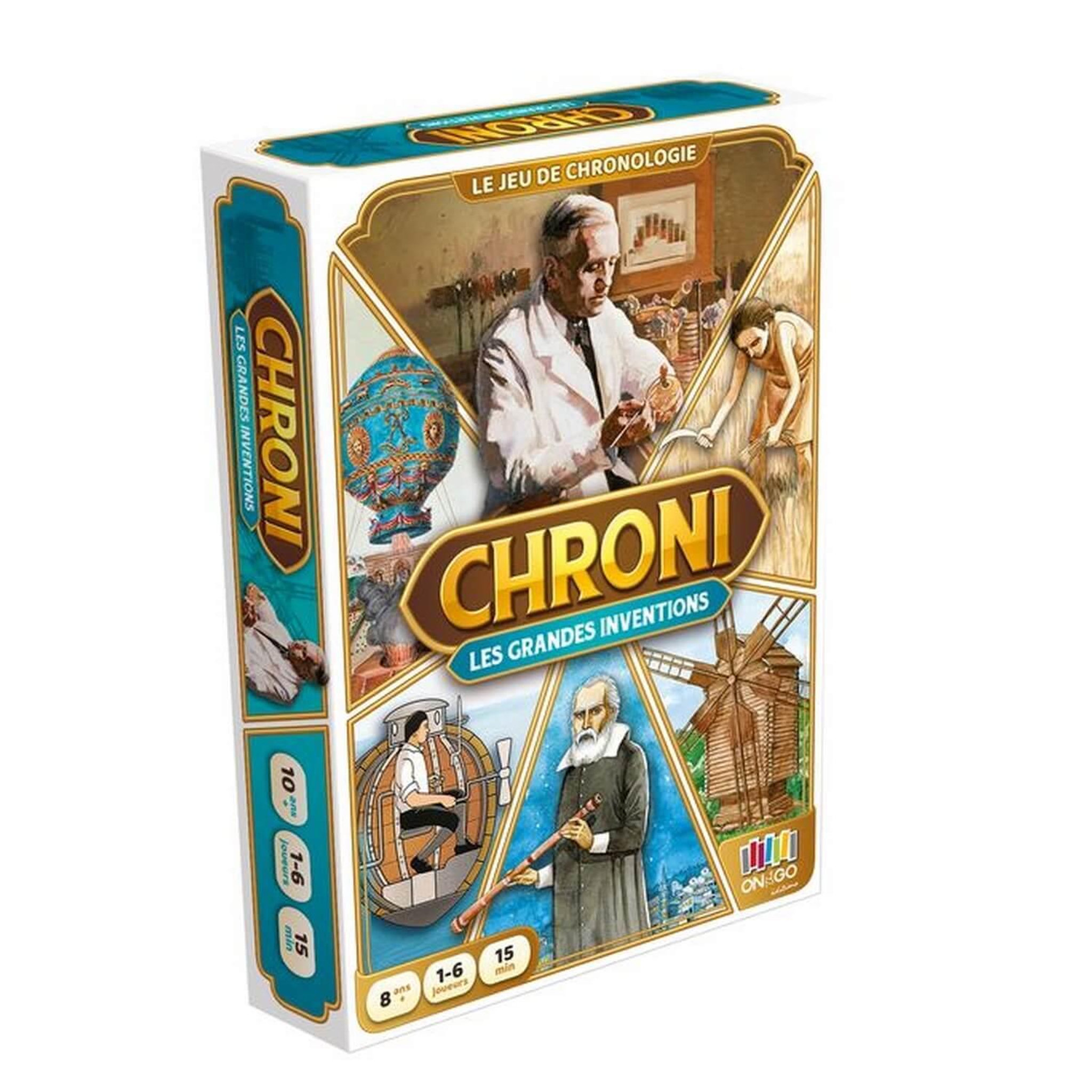 Jeu de société On the go editions Chroni Les Grandes Inventions