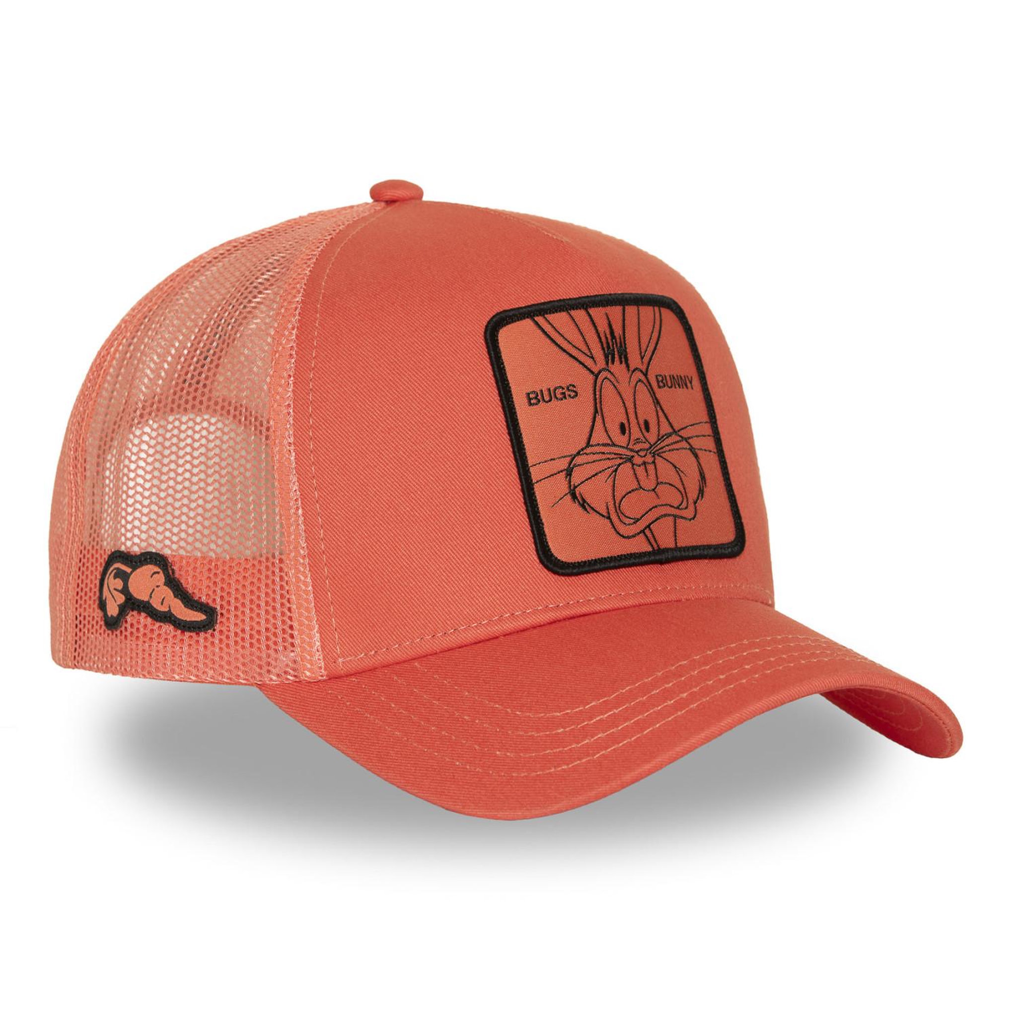 Voir la diapositive 4 : CAPSLAB Casquette trucker avec filet et patch looney tunes bug