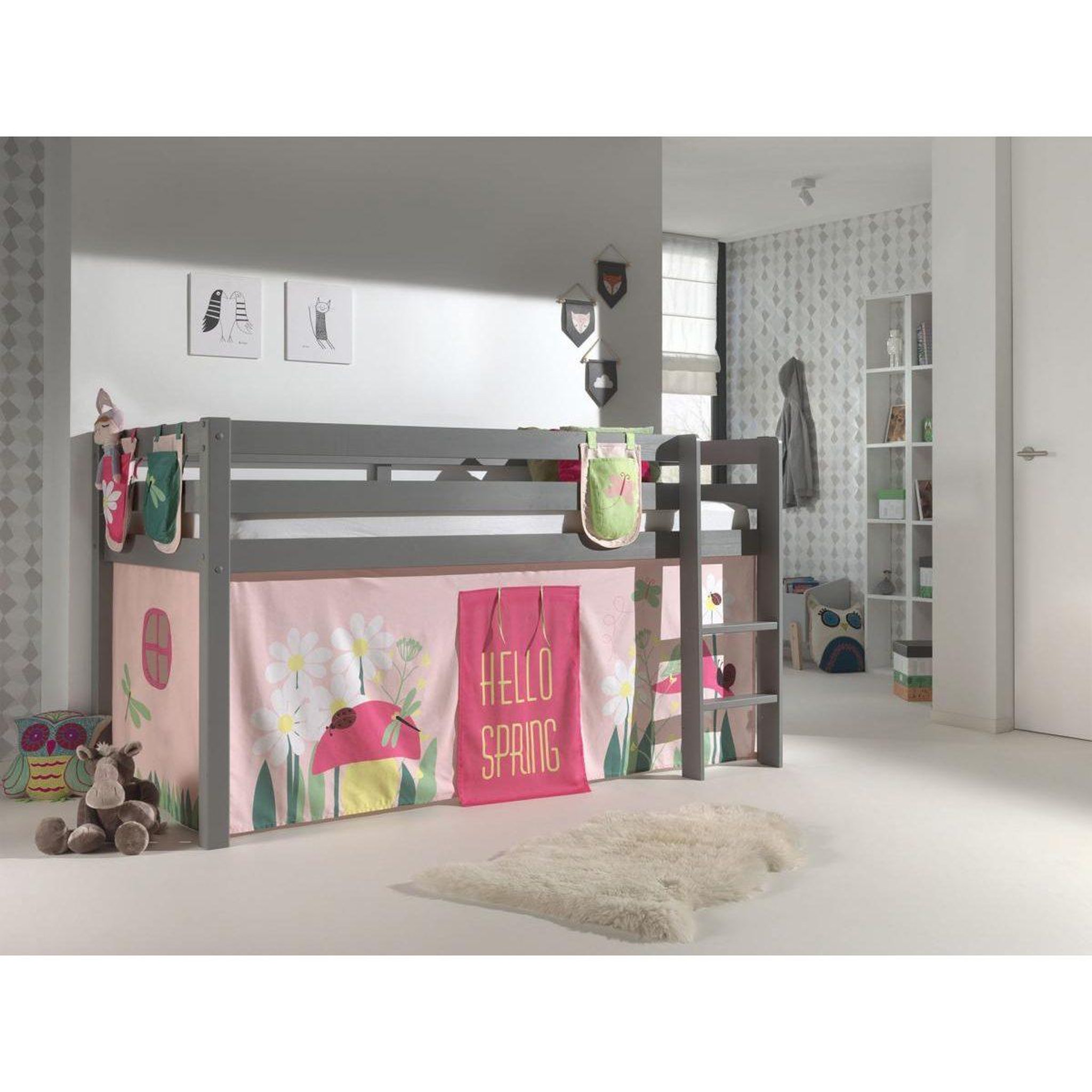 Voir la diapositive 2 : Paris Prix Lot de 3 pochettes  pino spring  52cm multicolore