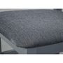Voir la diapositive 7 : Lot de 2 chaises bois massif assise rembourée LUNA