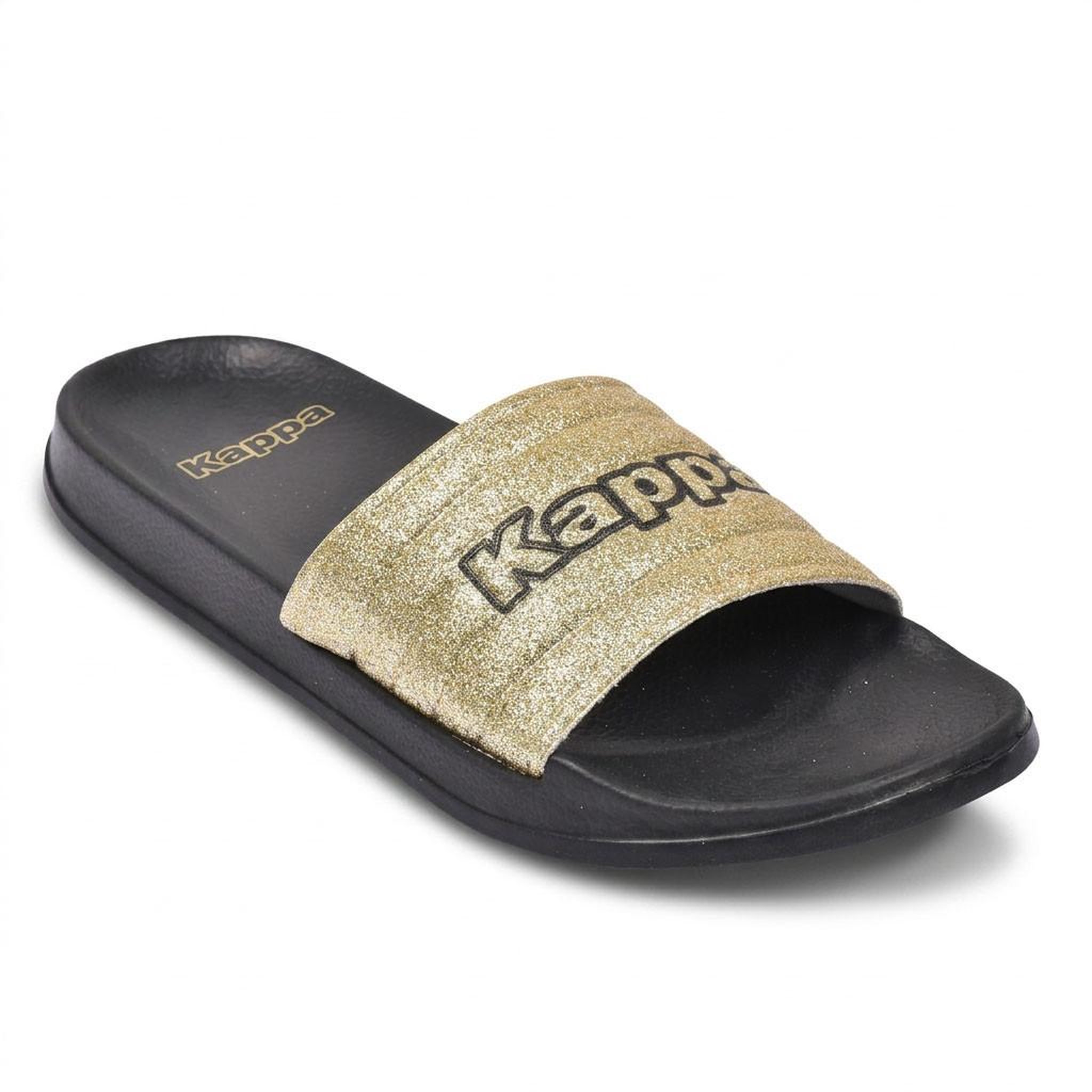 Voir la diapositive 1 : KAPPA KAPPA Claquette Femme Piscine Glitter Glossy Léopard