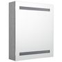 Voir la diapositive 3 : VIDAXL Armoire de salle de bain a miroir LED Gris beton 50x14x60 cm