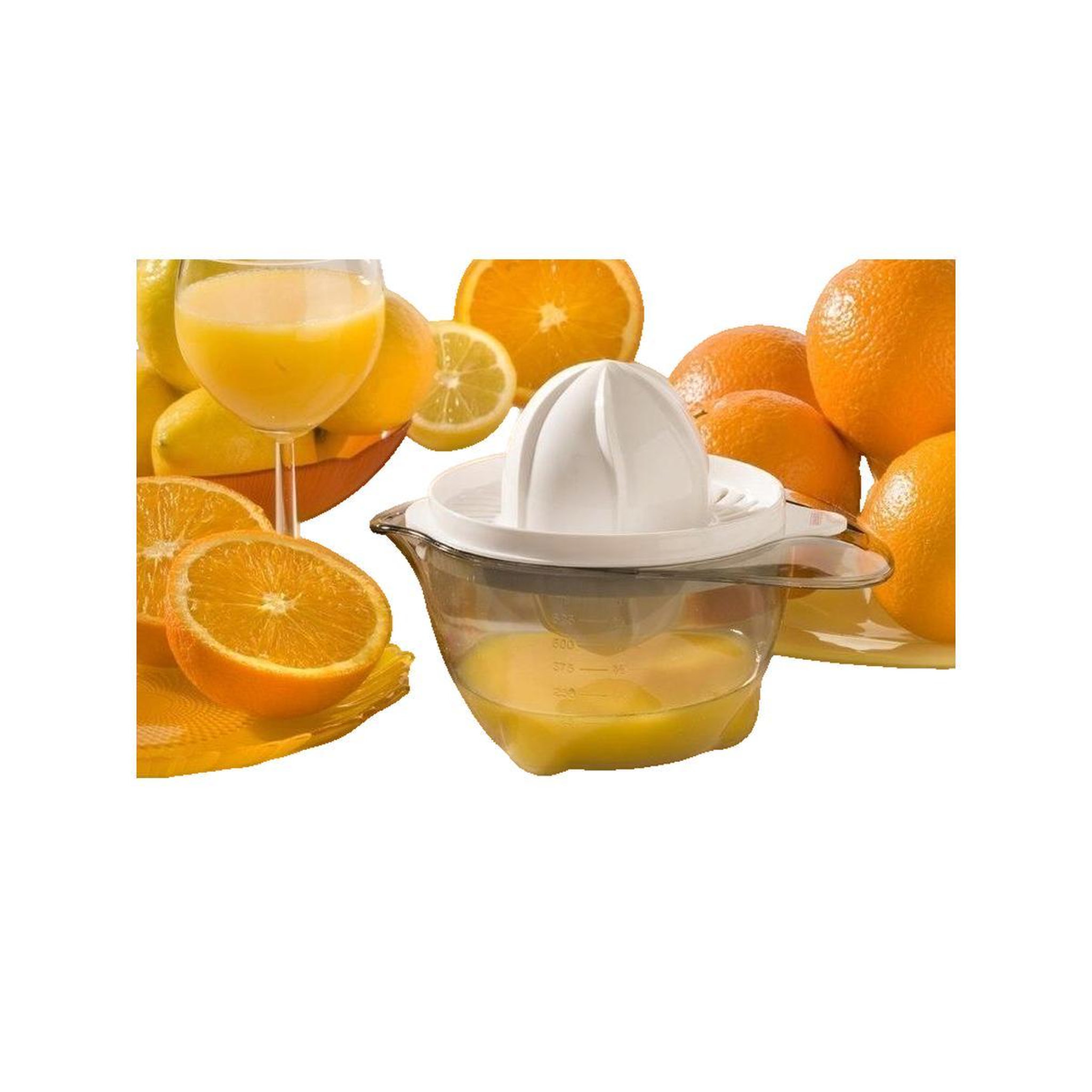 Voir la diapositive 3 : Leifheit Extracteur de jus manuel Leifheit Transparent et blanc
