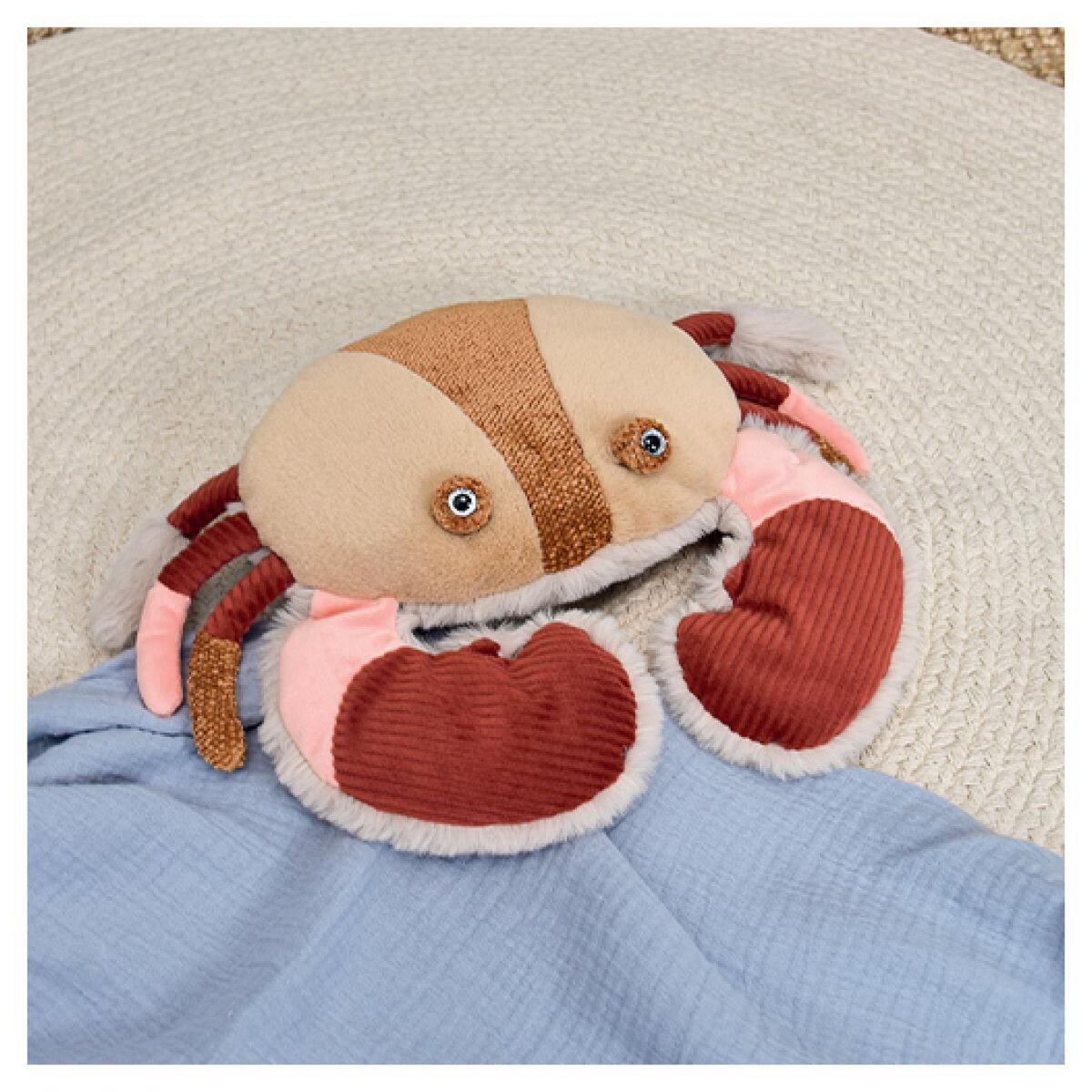 Histoire D'Ours Peluche tresors marins - Crabe 23 cm