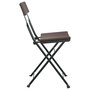 Voir la diapositive 5 : VIDAXL Chaises de bistrot pliantes lot de 2 Resine tressee et acier