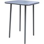 Voir la diapositive 1 : Habitat et Jardin Table de jardin en métal  Bilbao  - 70 x 70 x 71 cm - Gris