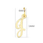 Voir la diapositive 2 : L'ATELIER D'AZUR Pendentif Lettre  J  Or 750 Jaune - Chaine Offerte