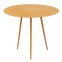 Voir la diapositive 1 : Paris Prix Table Ronde Gigogne Design  Vicky  56cm Ocre