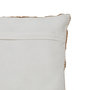 Voir la diapositive 3 : ATMOSPHERA Coussin Déco Tufté  Poppy  50x50cm Beige Lin