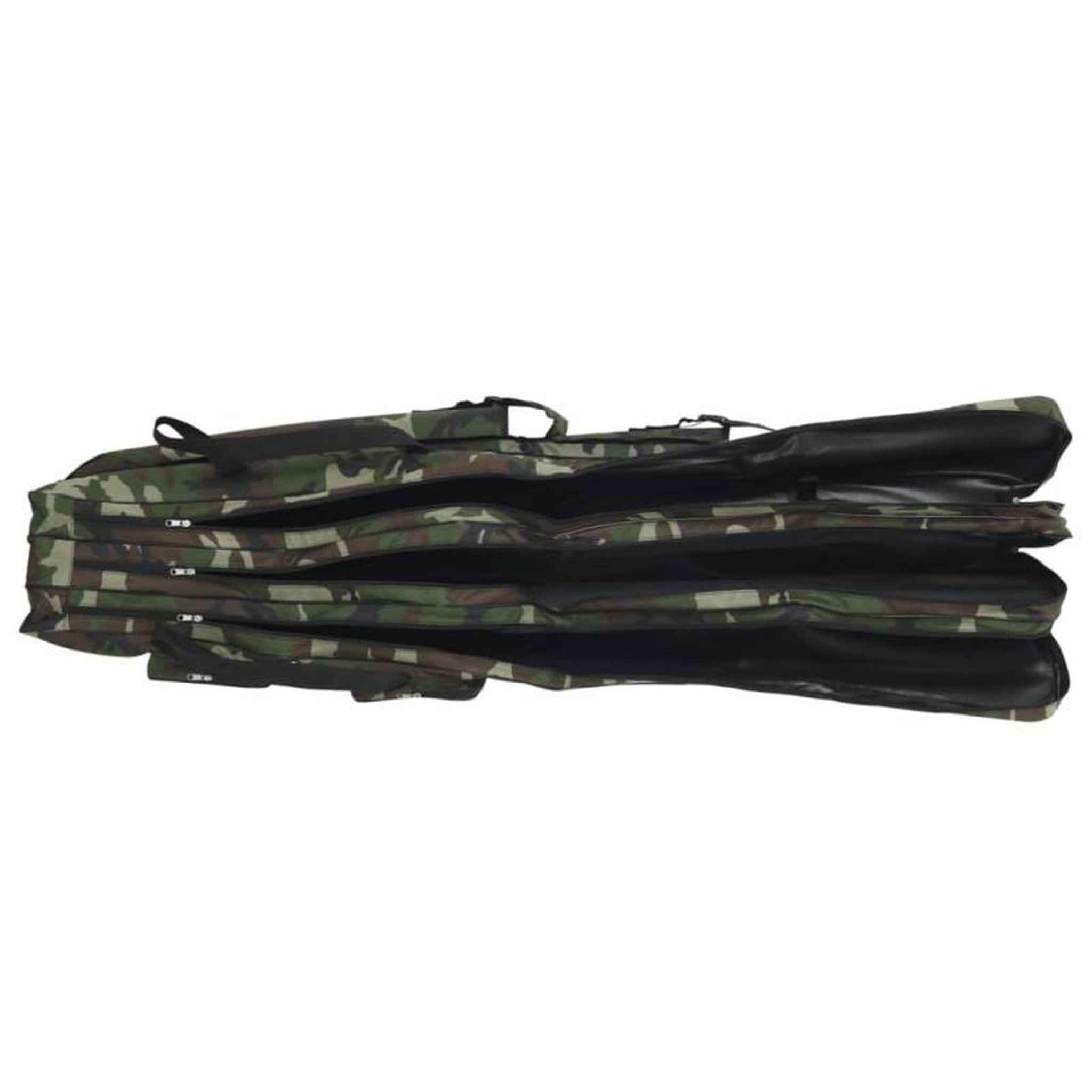 Voir la diapositive 2 : VIDAXL Sac de canne à pêche vert camouflage 160 cm tissu oxford