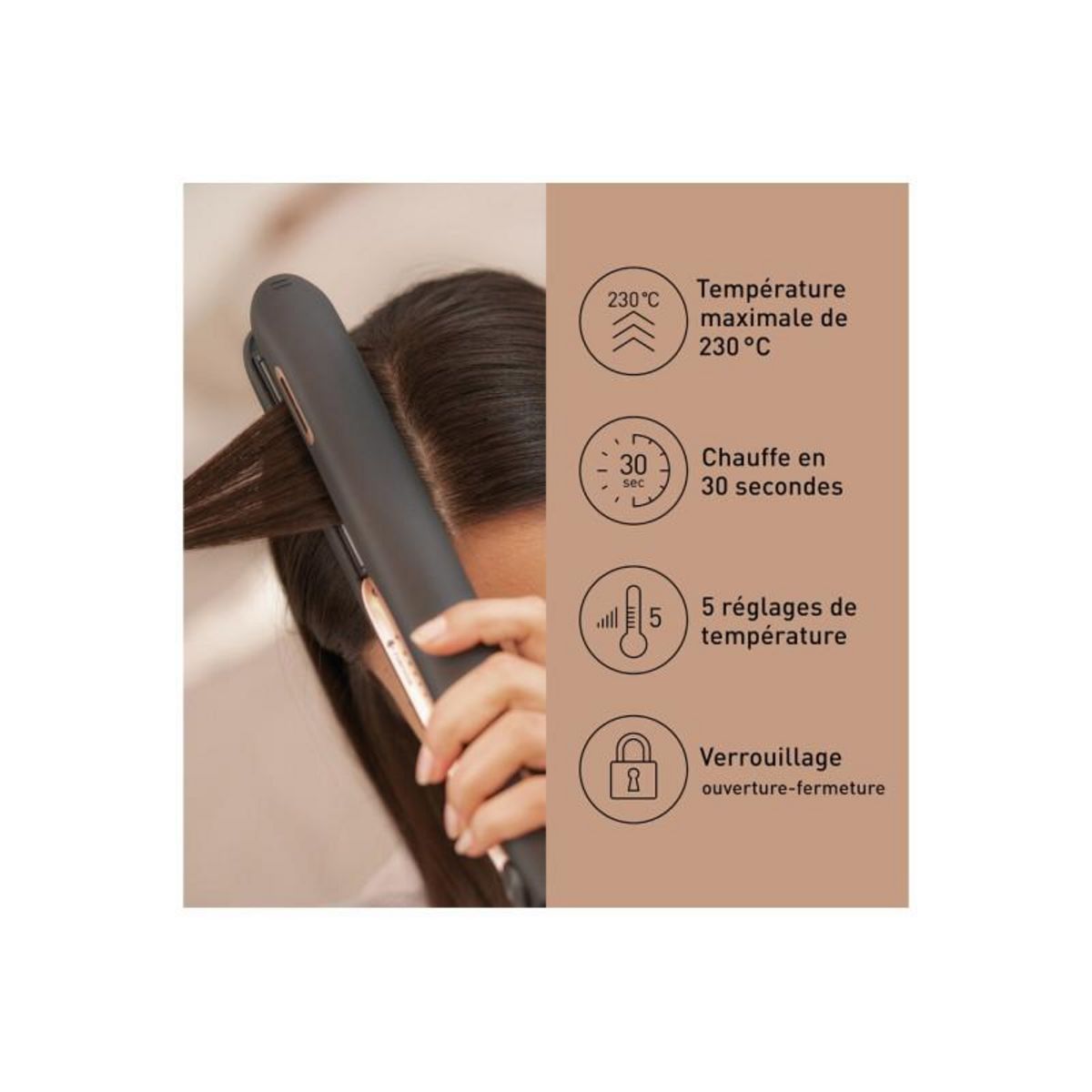 PANASONIC Lisseur Panasonic EH PHS9KK825