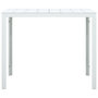 Voir la diapositive 2 : VIDAXL Table basse Blanc 78x78x74 cm PEHD Aspect de bois
