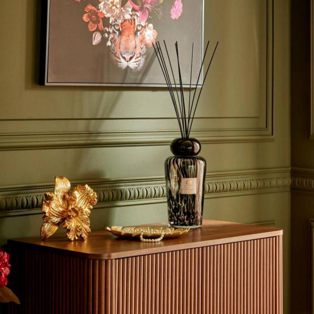 ATMOSPHERA Diffuseur de Parfum en Verre  Belli  500ml Fève de Tonka