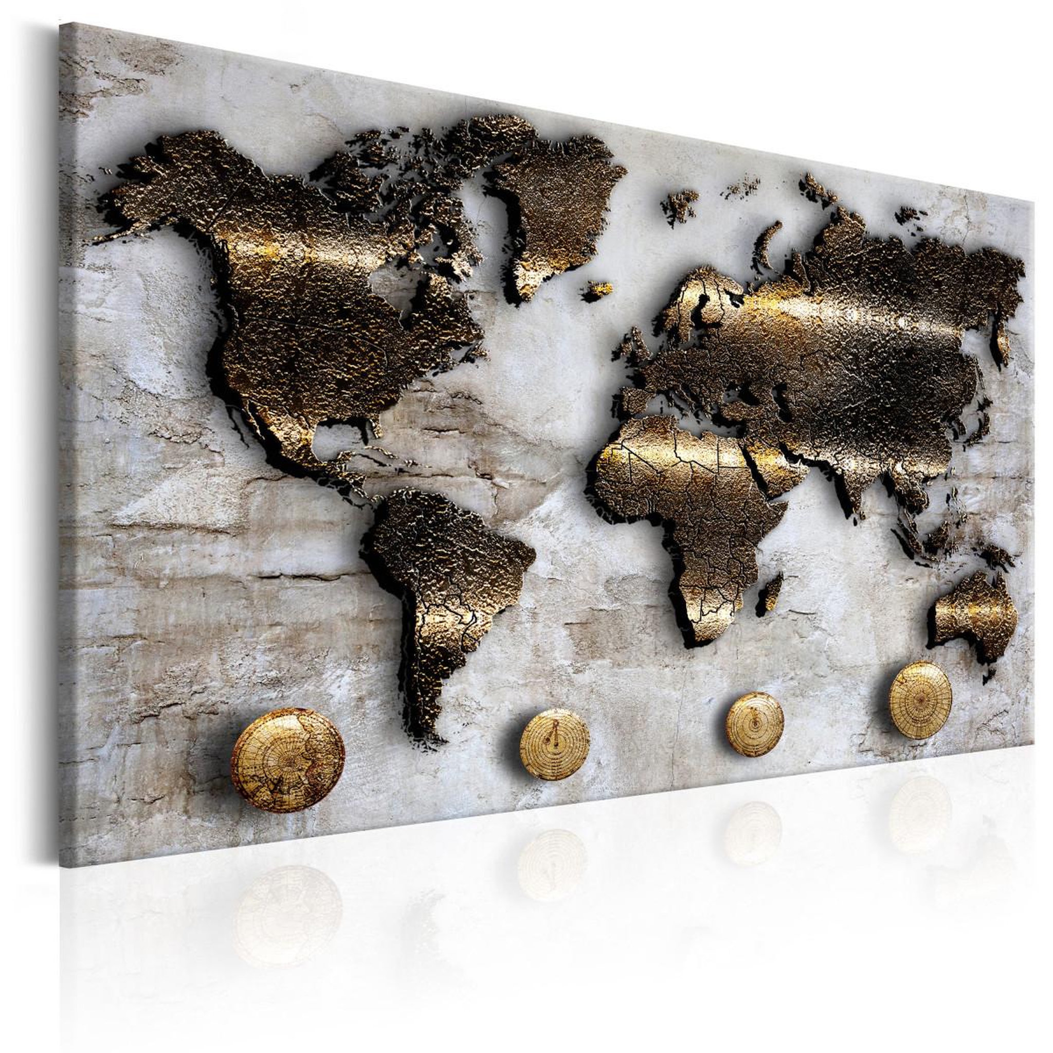 Paris Prix Tableau imprimé  golden journey. Coloris disponibles : Multicolore