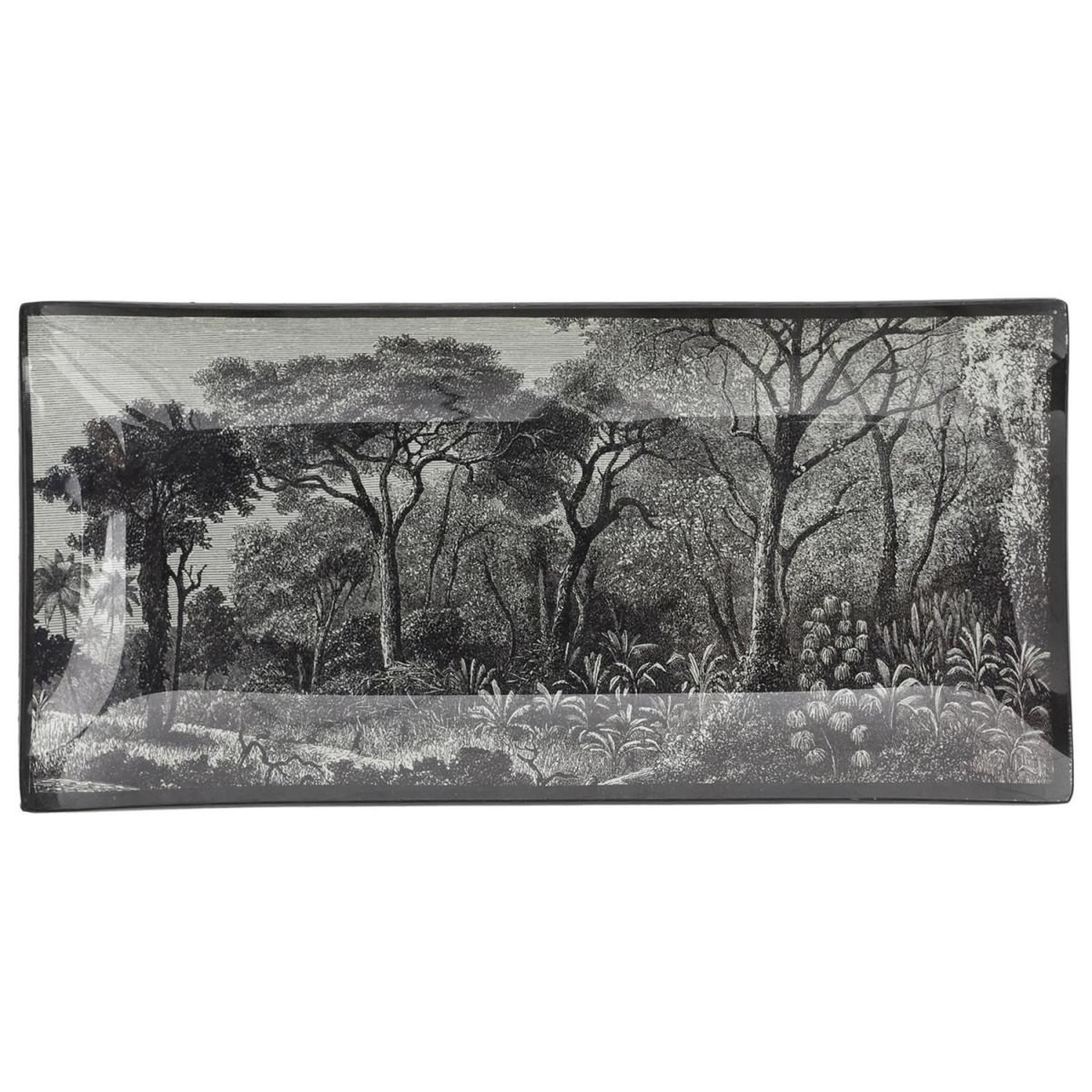 Voir la diapositive 2 : The Home Deco Factory Vide-poche en verre  black forest  21cm noir