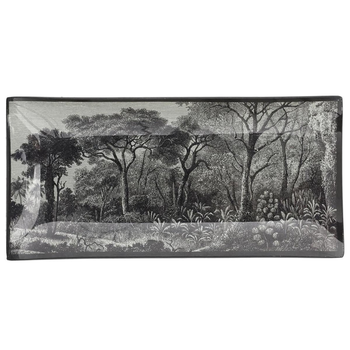 Paris Prix Vide-Poche en Verre  Black Forest  21cm Noir