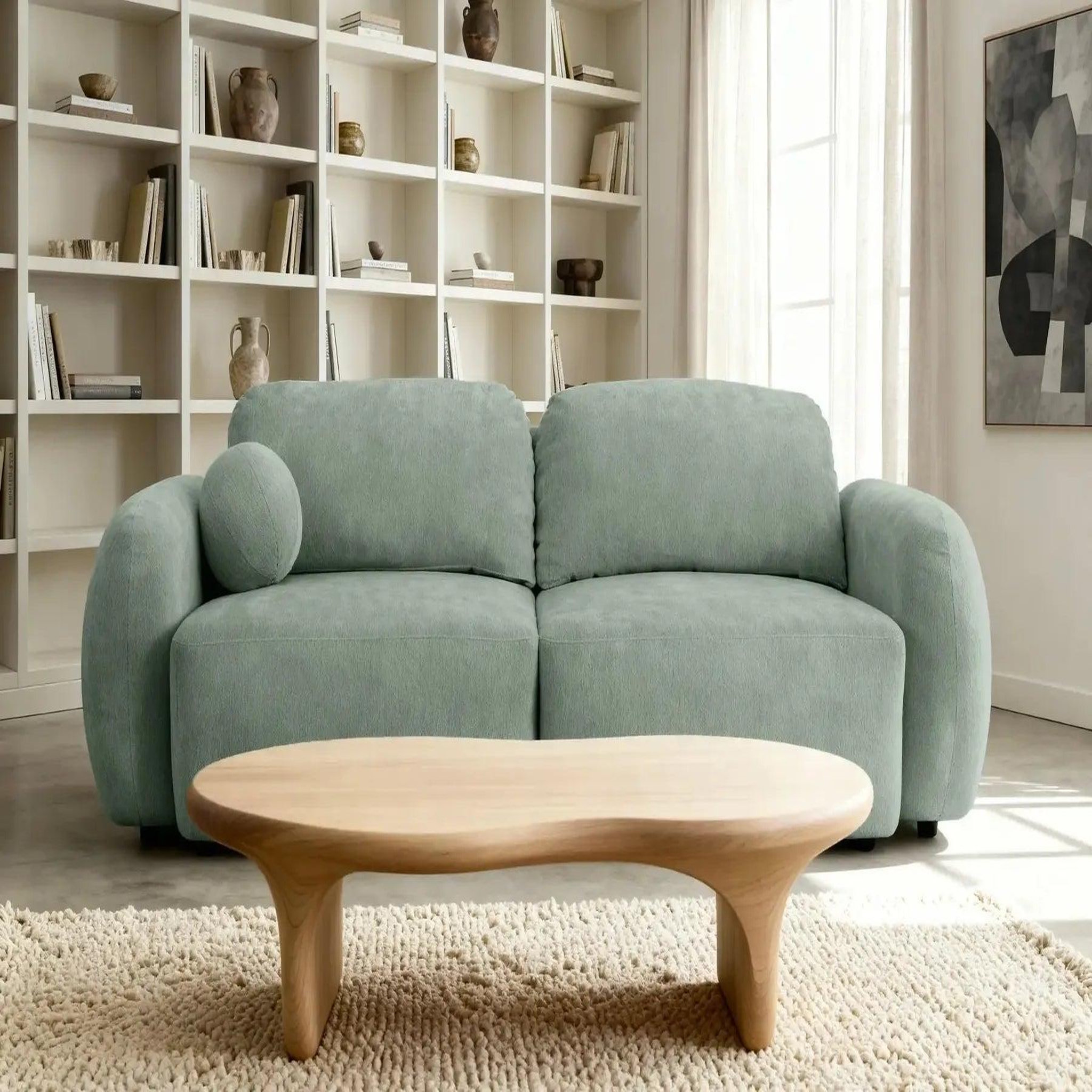Voir la diapositive 3 : CASANOVA PARIS Martin - canapé droit convertible tissu chenille