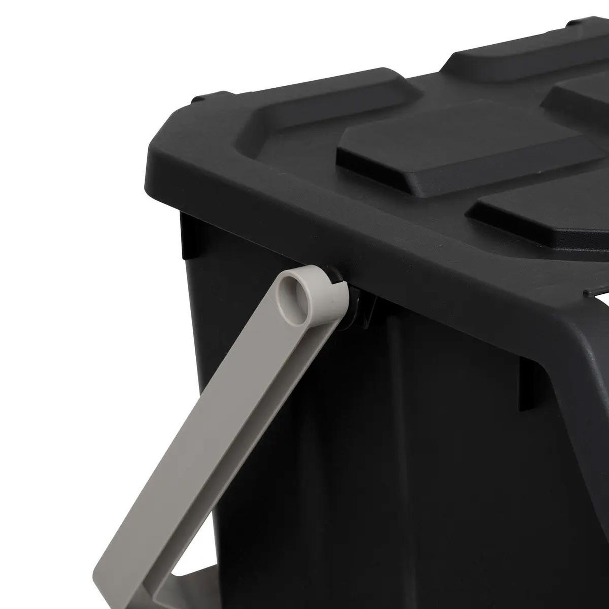 Voir la diapositive 5 : FIVE Poubelle de tri  empilable  37l noir