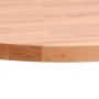 Voir la diapositive 3 : VIDAXL Dessus de table Ø60x4 cm rond bois massif de hetre