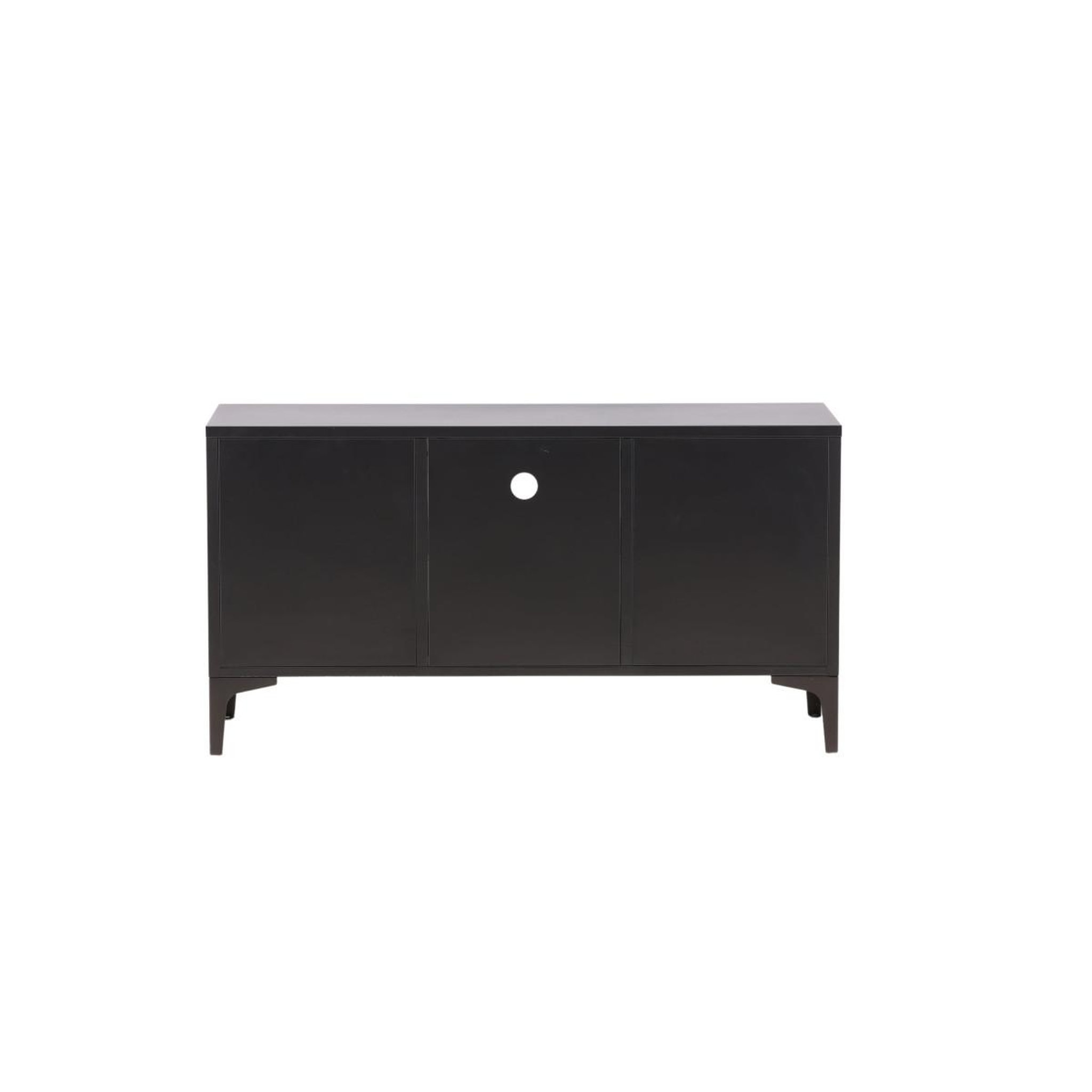 Voir la diapositive 5 : Paris Prix Meuble tv 2 portes  piring  120cm noir