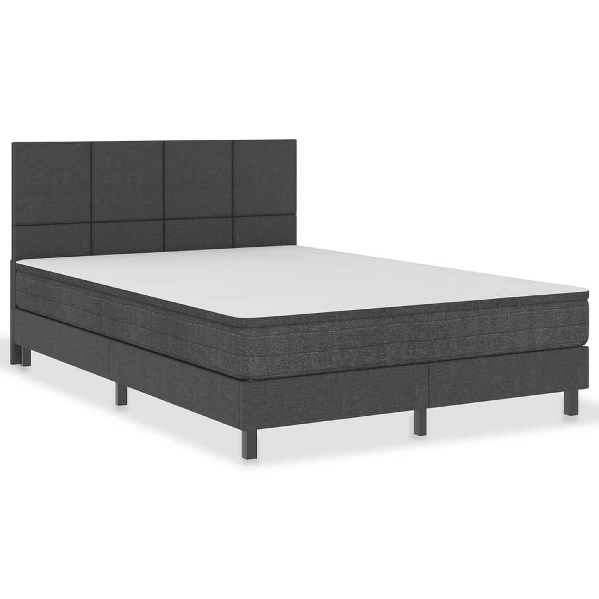 Voir la diapositive 3 : VIDAXL Tete de lit Gris fonce Tissu 180x200 cm