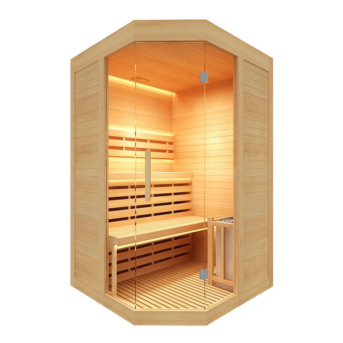 France Sauna Sauna traditionnel Sense 3 places angulaire - France Sauna