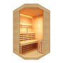 Voir la diapositive 1 : France Sauna Sauna traditionnel Sense 3 places angulaire - France Sauna