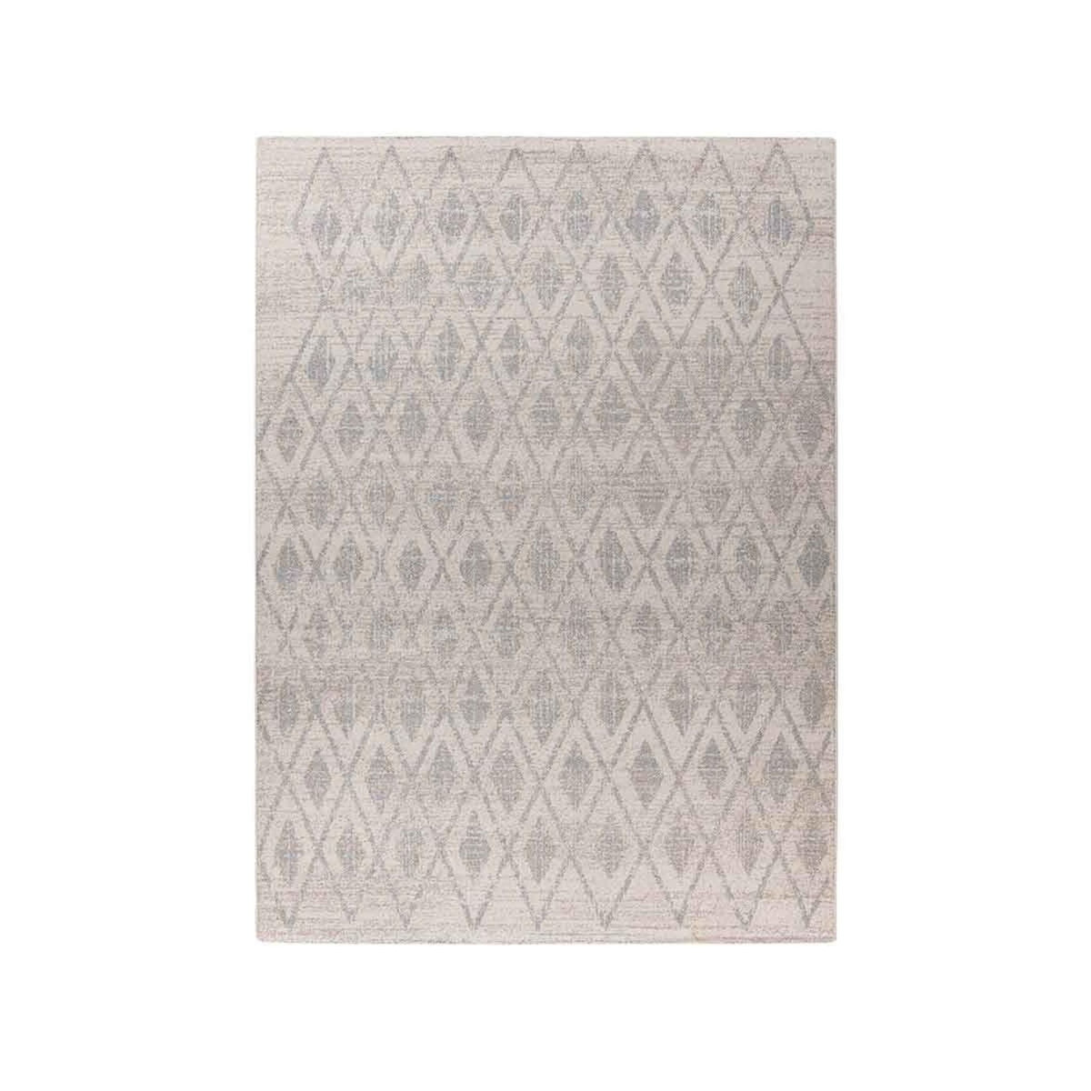 Paris Prix Tapis Tissé Déco Scandinave  Gène IV  Beige & Bleu