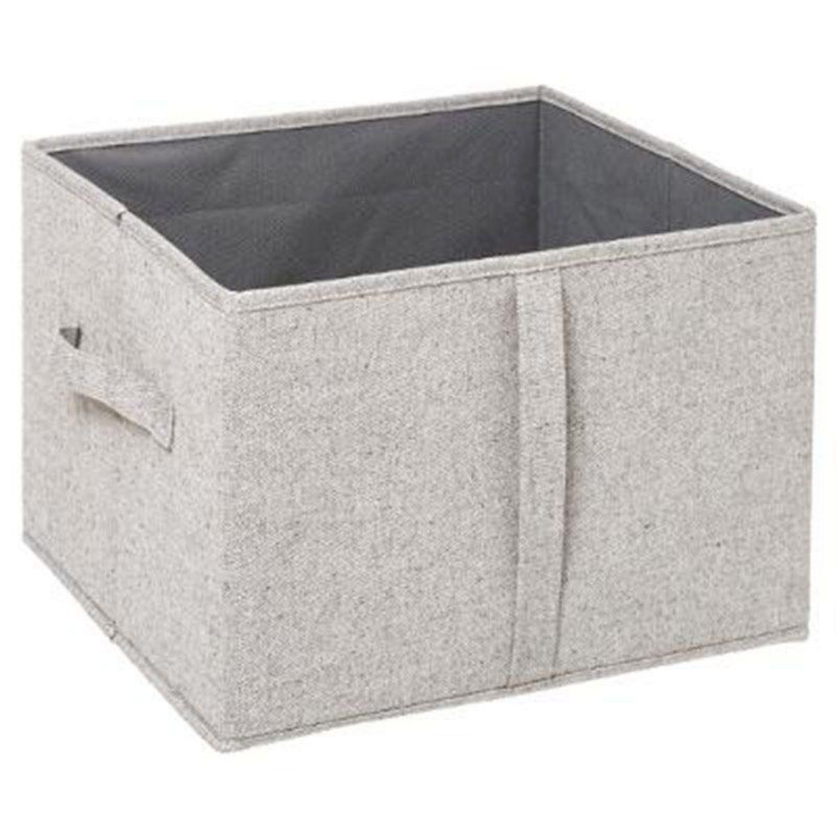  Boîte de Rangement  Couvercle  31x35cm Beige