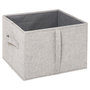 Voir la diapositive 2 :  Boîte de Rangement  Couvercle  31x35cm Beige