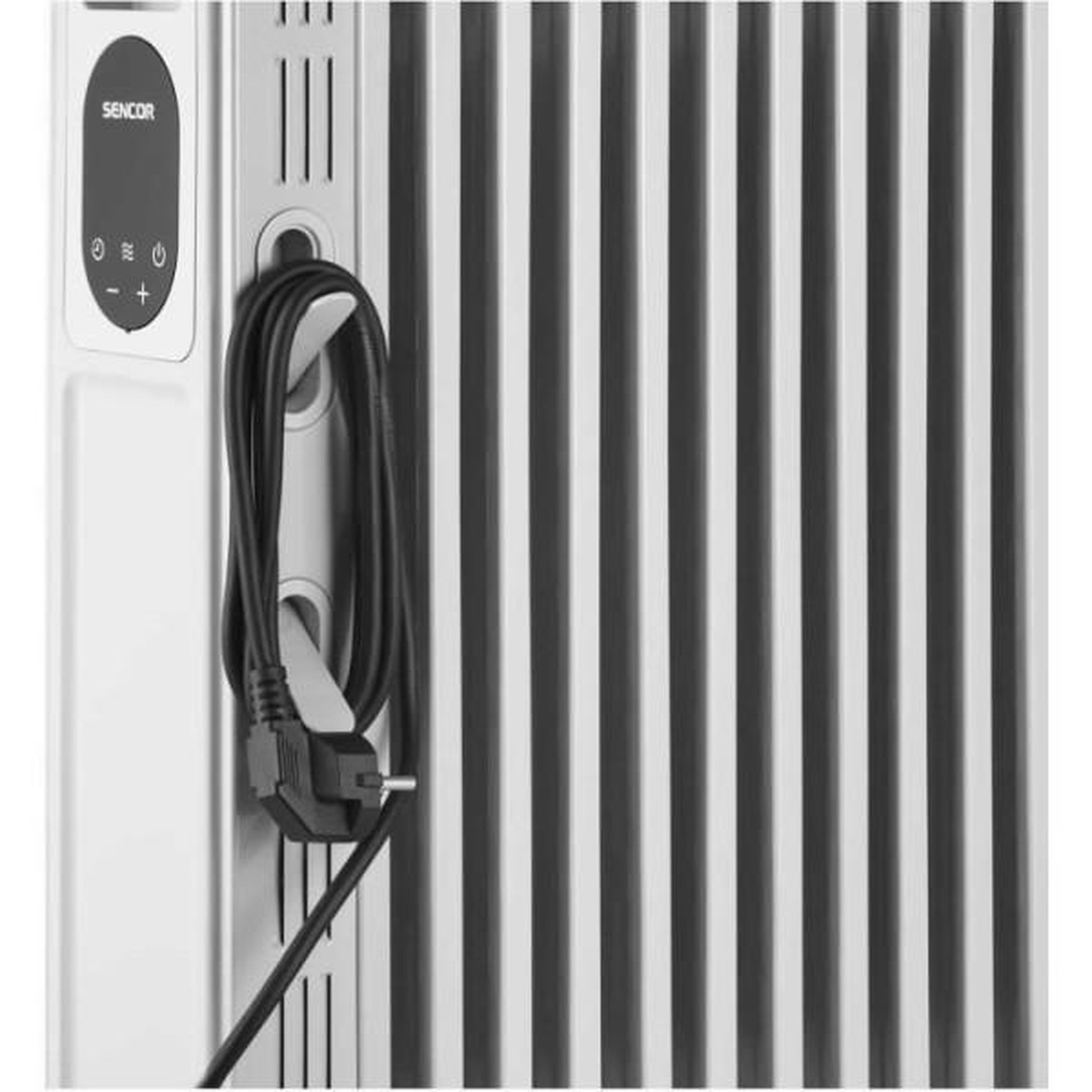 Voir la diapositive 4 : SENCO Radiateur à huile Sencor soh 6213wh 2500 W blanche
