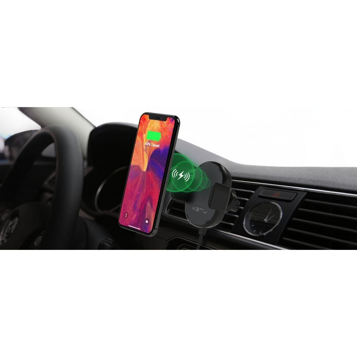 Kenu Support smartphone Voiture Airframe Wireless Chargeur à ind