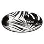Voir la diapositive 2 : SECRET DE GOURMET Lot de 6 Assiettes à Dessert  Palme  19cm Noir