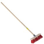 OUTILS PERRIN Balai cantonnier plastique manche 150 cm bois PEFC