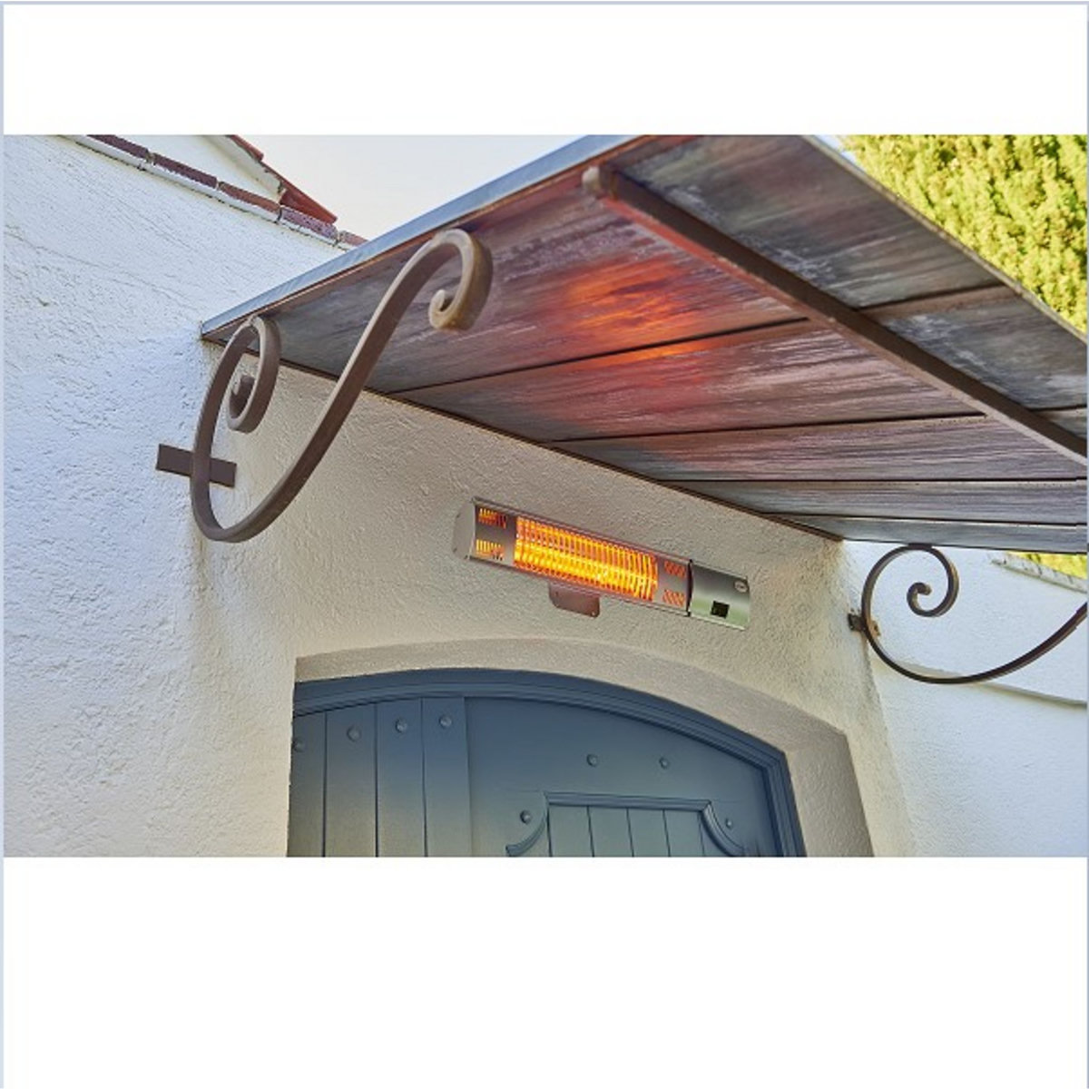 FAVEX Parasol chauffant électrique acier - ALBA