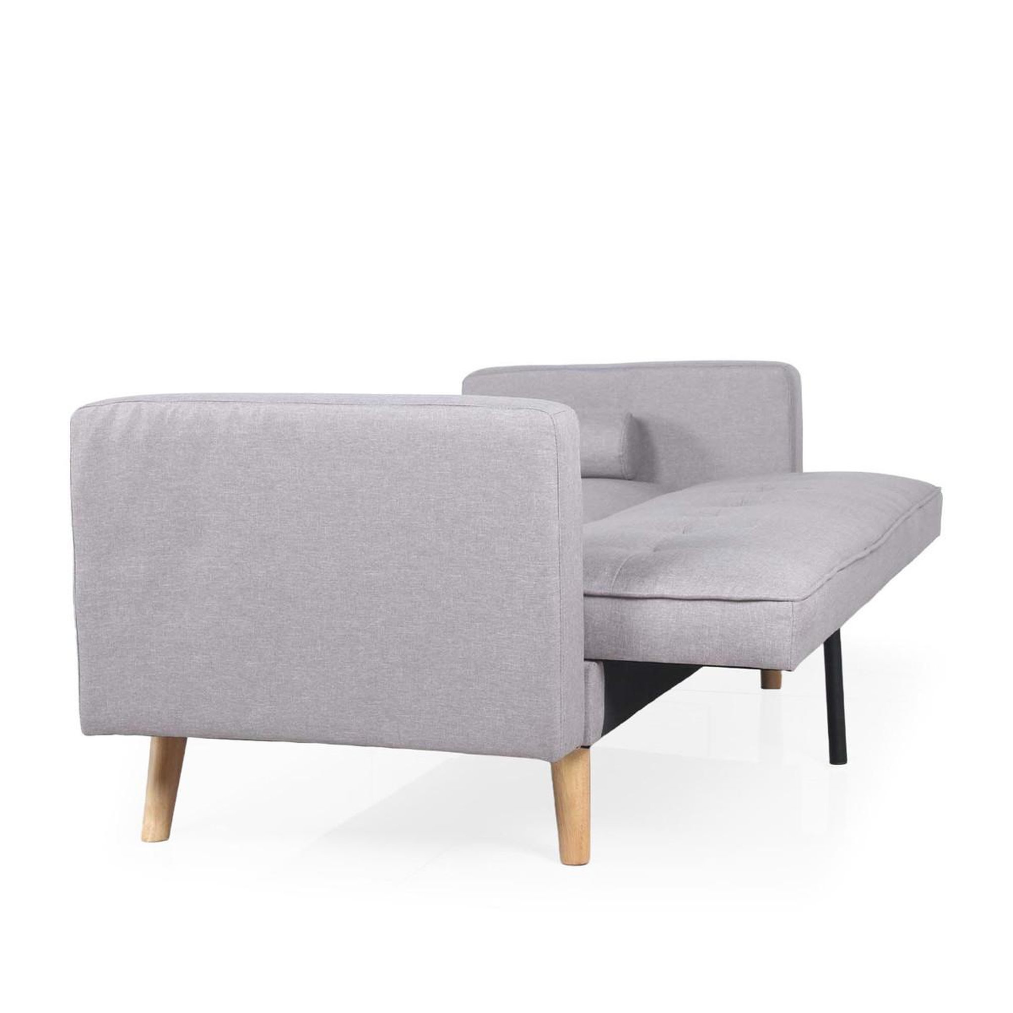 Voir la diapositive 2 : Paris Prix Canapé convertible 3 places scandinave  navya  gris clair