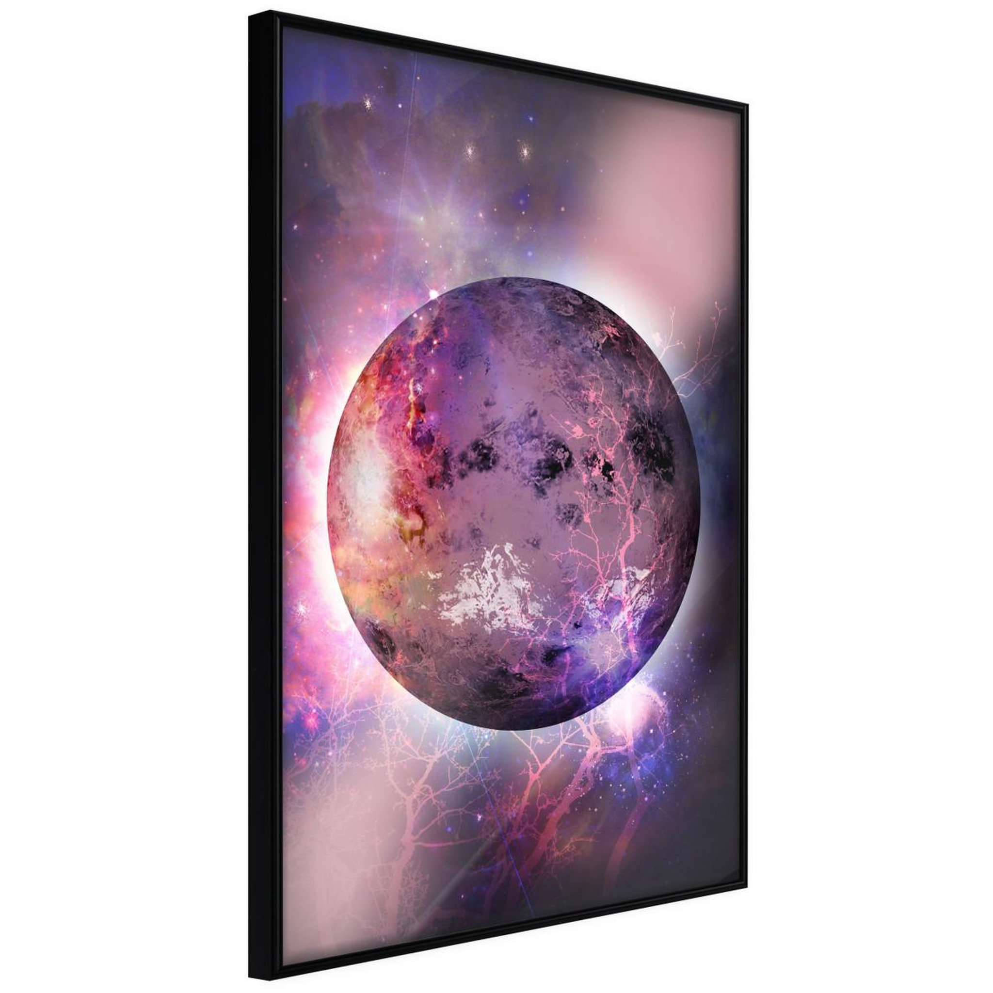 Paris Prix Affiche murale encadrée  mysterious celestial body. Coloris disponibles : Jaune, Noir