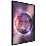 Paris Prix Affiche Murale Encadrée  Mysterious Celestial Body. Coloris disponibles : Noir, Jaune