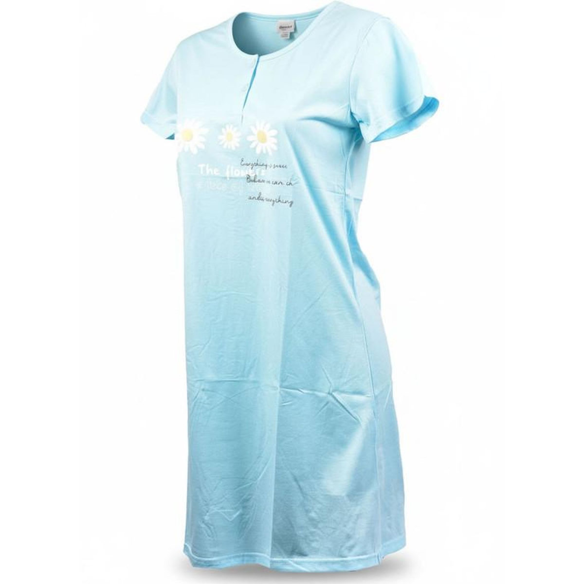 OZABI OZABI Chemise de Nuit Femme Microfibre Florales Manches Courtes