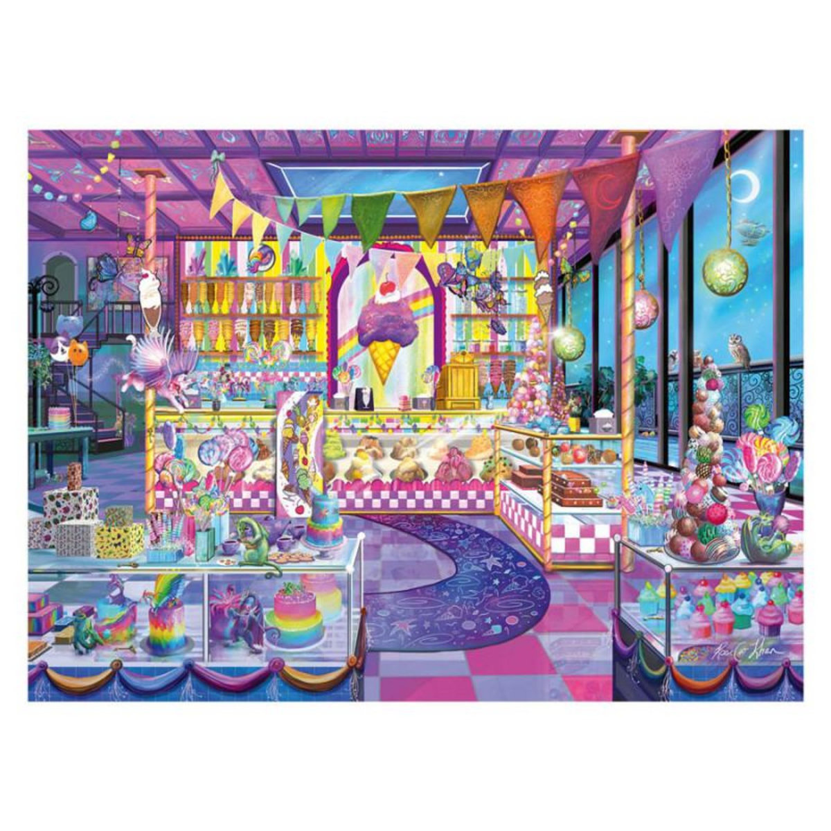 RAVENSBURGER Ravensburger - Jigsaw puzzle XXL Ice cream stand, 150 pcs. 134137