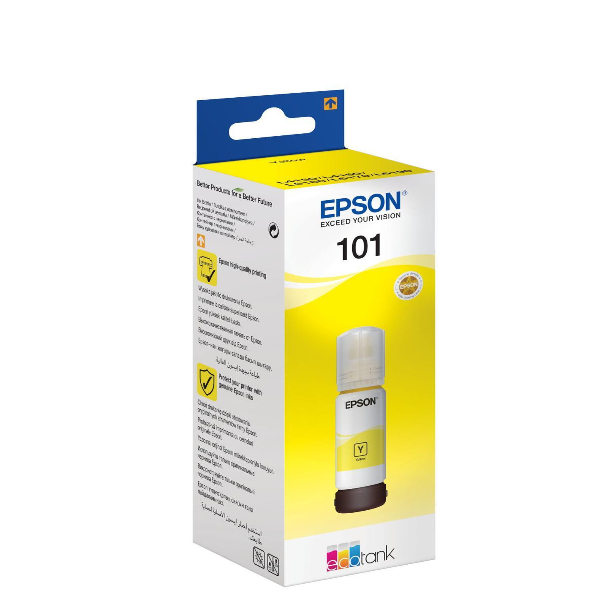 Voir la diapositive 3 : Epson Epson Ink 101 Yellow Gelb (C13T03V44A)