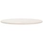 Voir la diapositive 2 : VIDAXL Dessus de table Blanc Ø90x2,5 cm Bois de pin massif
