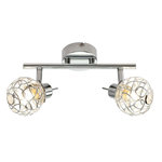 GLOBO Plafonnier spot LED design Bolt - Argent
