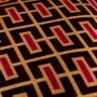 Voir la diapositive 2 : ATMOSPHERA Coussin en Velours Jacquard  Belli  40x40cm Multicolore