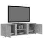 Voir la diapositive 5 : VIDAXL Meuble TV Gris beton 120x34x37 cm Bois d'ingenierie