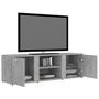 Voir la diapositive 5 : VIDAXL Meuble TV Gris beton 120x34x37 cm Bois d'ingenierie