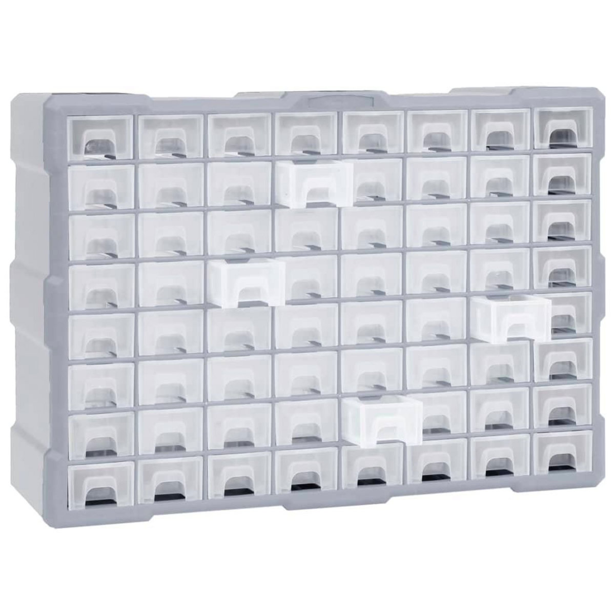 VIDAXL Organisateur multi-tiroirs avec 64 tiroirs 52x16x37,5 cm