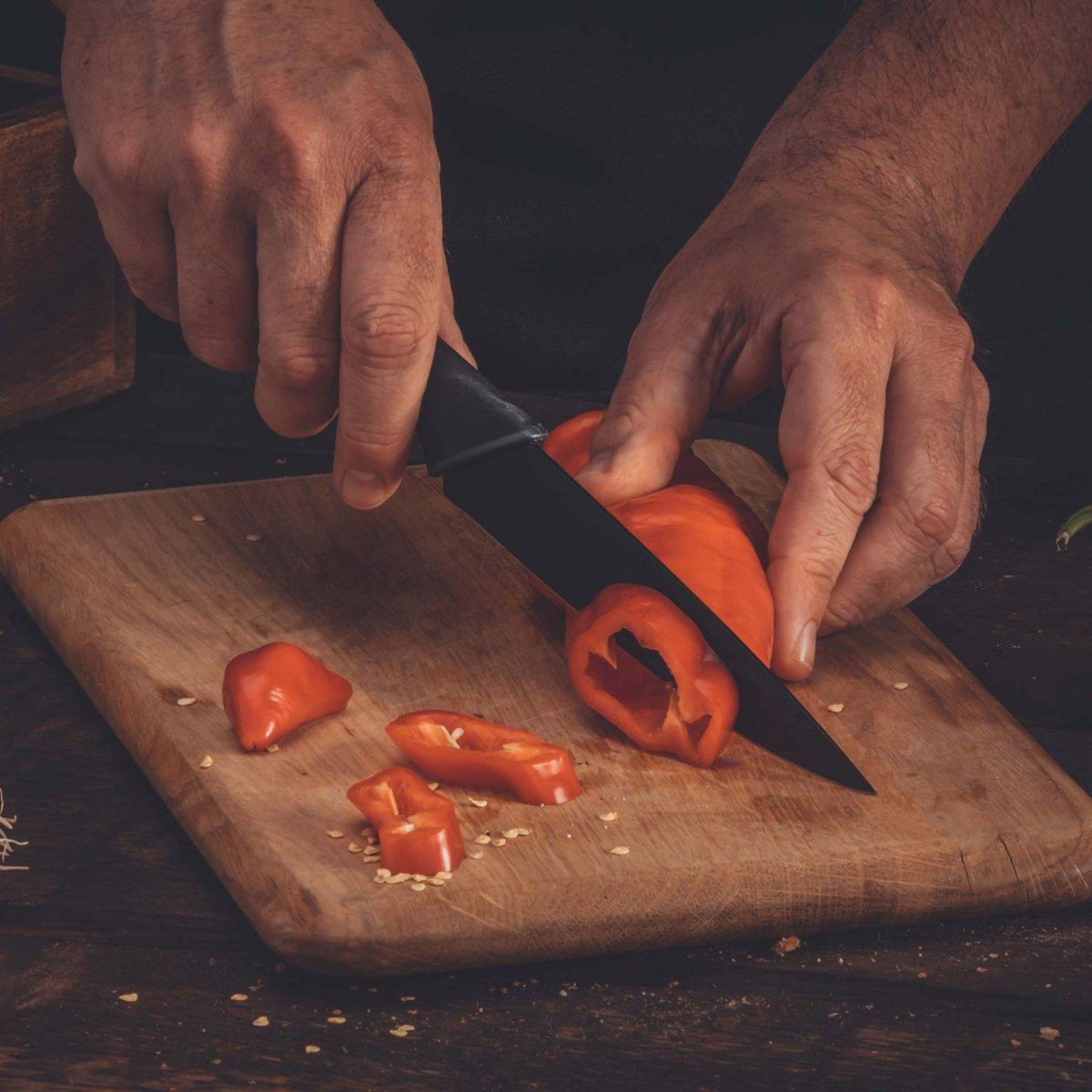 NIROSTA Couteau universel Nirosta Black Edition