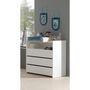 Voir la diapositive 5 : Paris Prix Pack - Commode & Plan à Langer  Kiddy  90cm Blanc