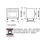 Voir la diapositive 6 : Airlux Piano de cuisson Airlux 90cm Inox CC902ETIX3